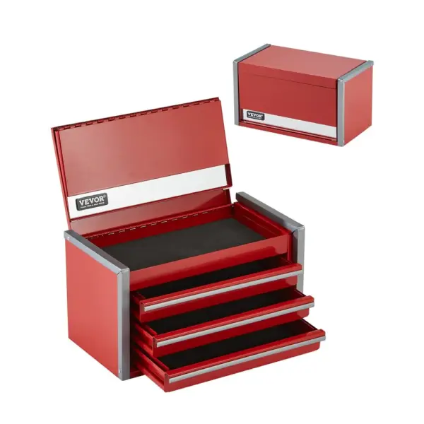 VEVOR Metal Tool Box Three Red product image 1