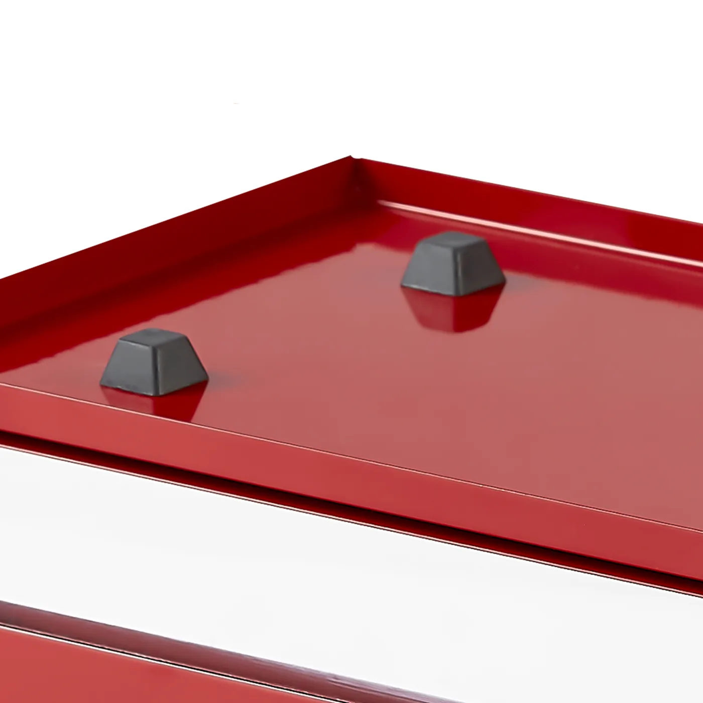 VEVOR Metal Tool Box Three Red Organized Storage