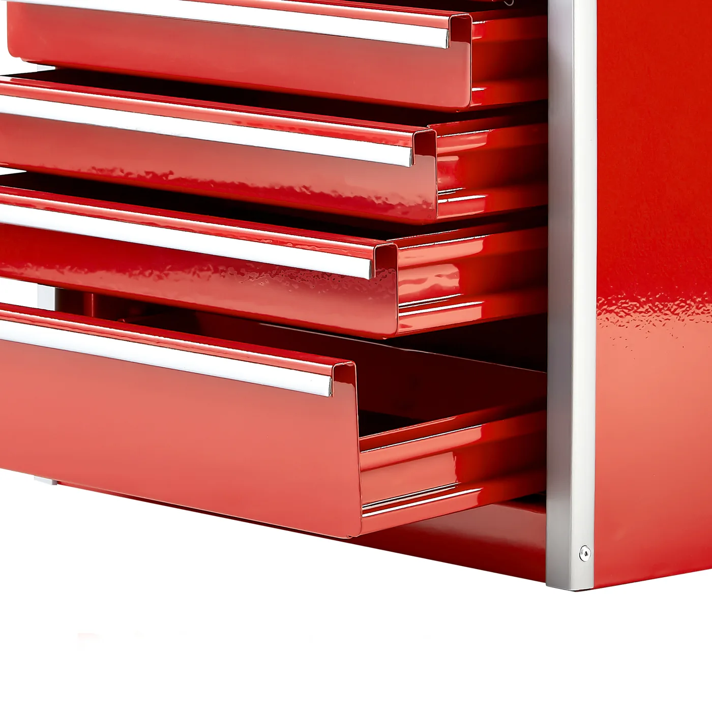 VEVOR Metal Tool Box Five Red Mini Multi-layer Toolbox