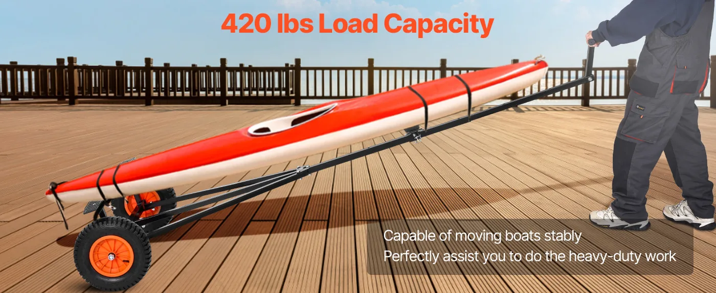 VEVOR Boat Trailer Dolly 420 lbs Large Weight Capacity