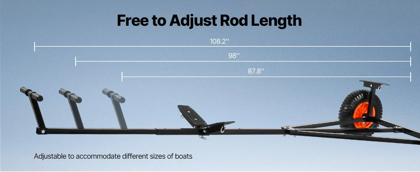 VEVOR Boat Trailer Dolly 420 lbs Fit Various Boats