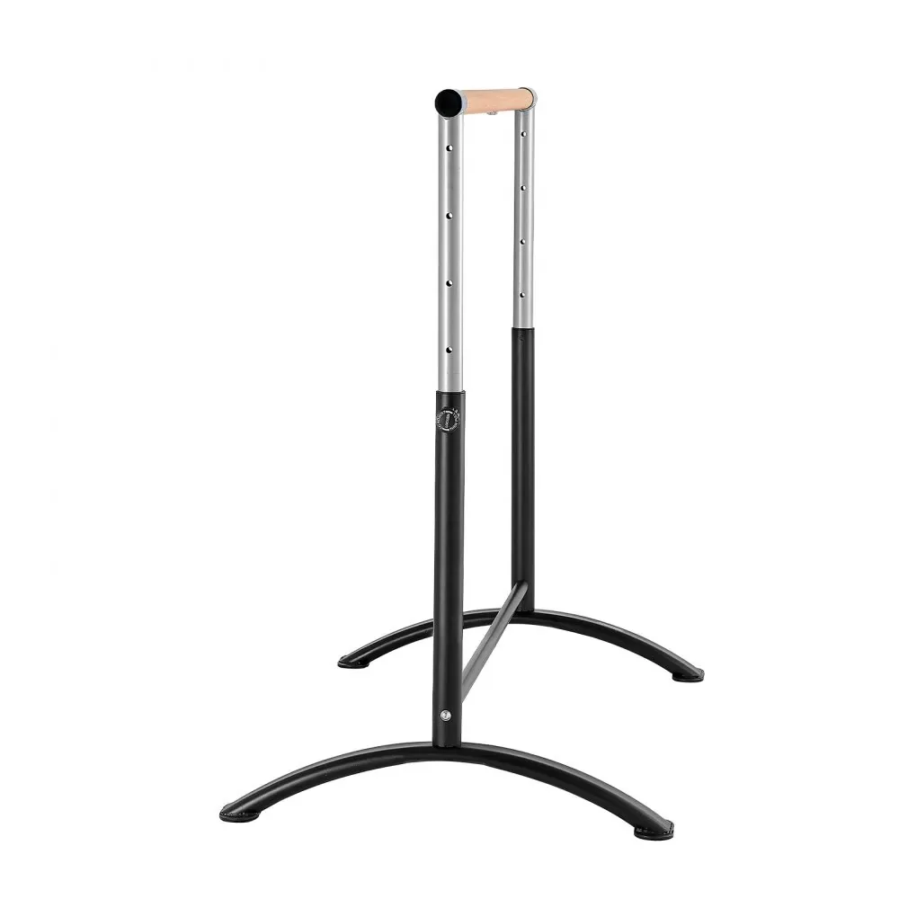VEVOR 4 Ft Freestanding Ballet Barre Wood Grain Studio accessories detail