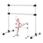 VEVOR 4 Ft Aluminum Double Ballet Barre Portable front view