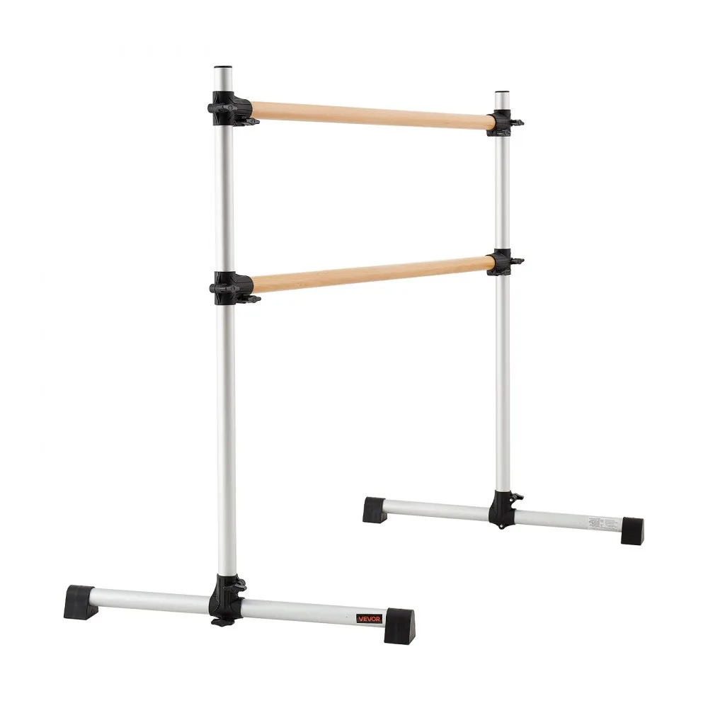 VEVOR 4 Ft Double Beechwood Ballet Barre Portable application detail
