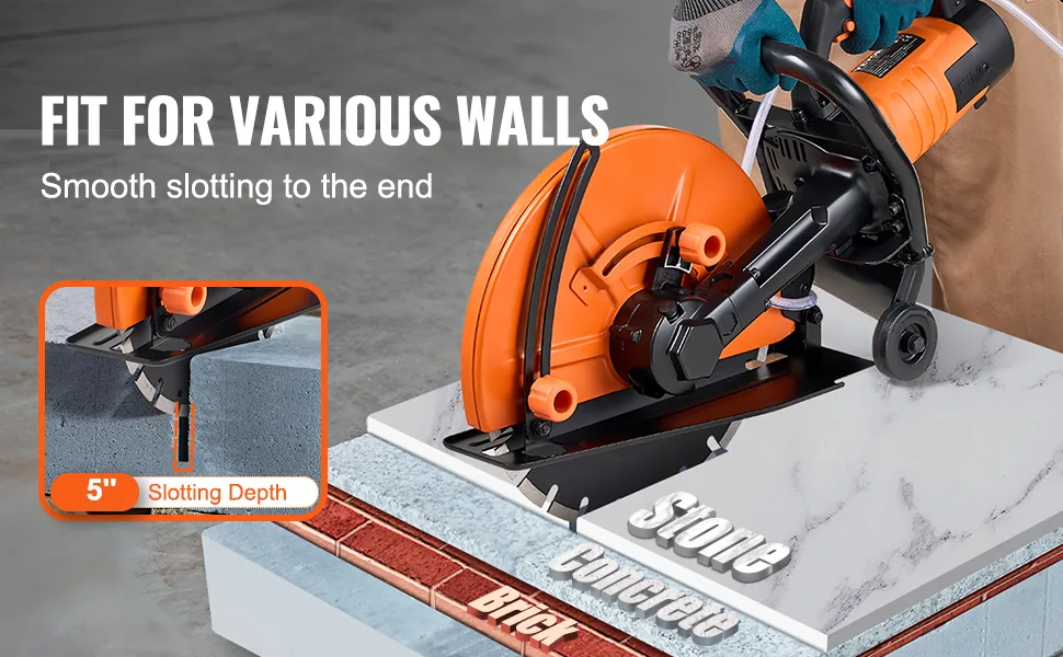 VEVOR Electric Concrete Saw 14inch overview