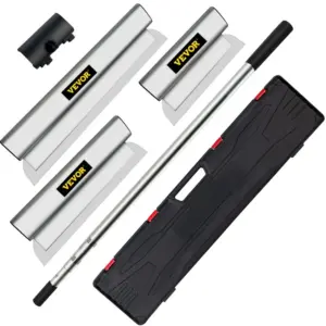 VEVOR Skimming Blade Set With Handle 3 Pcs 10 inch，16 inch，2 product image 1