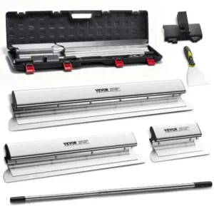 VEVOR Skimming Blade Set With Handle 3 Pcs 10 inch，24 inch，3 product image 1