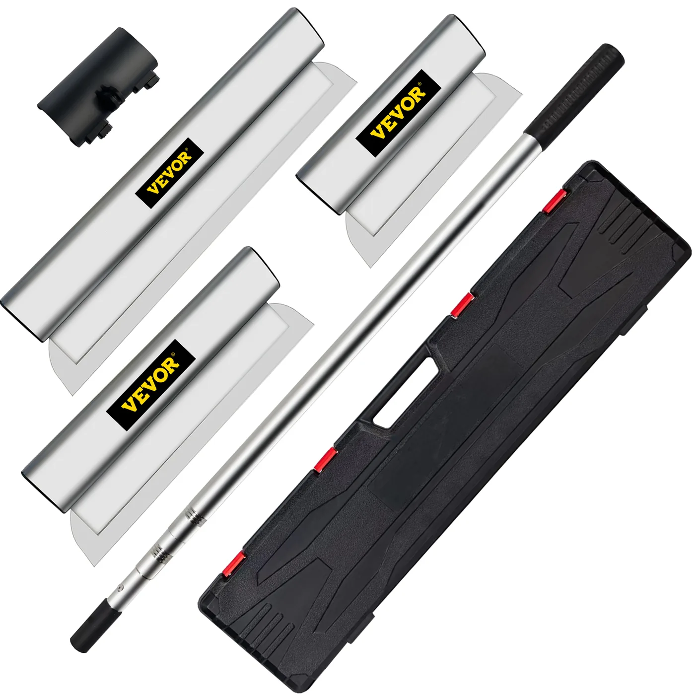 VEVOR Skimming Blade Set With Handle 3 Pcs 10 inch，24 inch，3 feature 1
