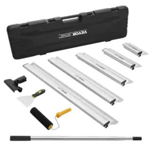 VEVOR Drywall Skimming Blade Set With Handle 5 pcs 10 in，16 product image 1