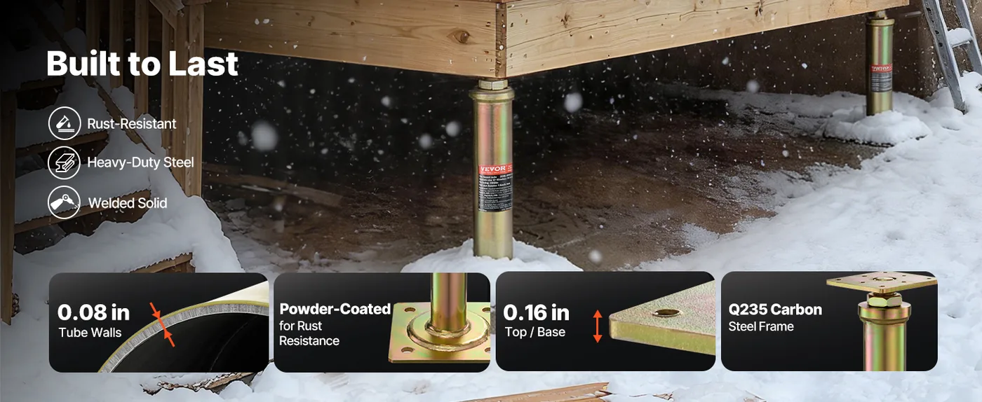 VEVOR house floor jack lever adjustment