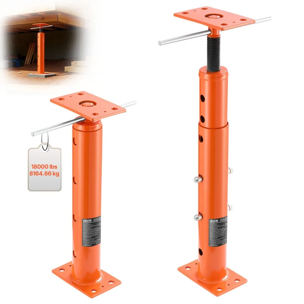 VEVOR House Floor Jacks 2 Pack 19-36 in 18000 lbs front view