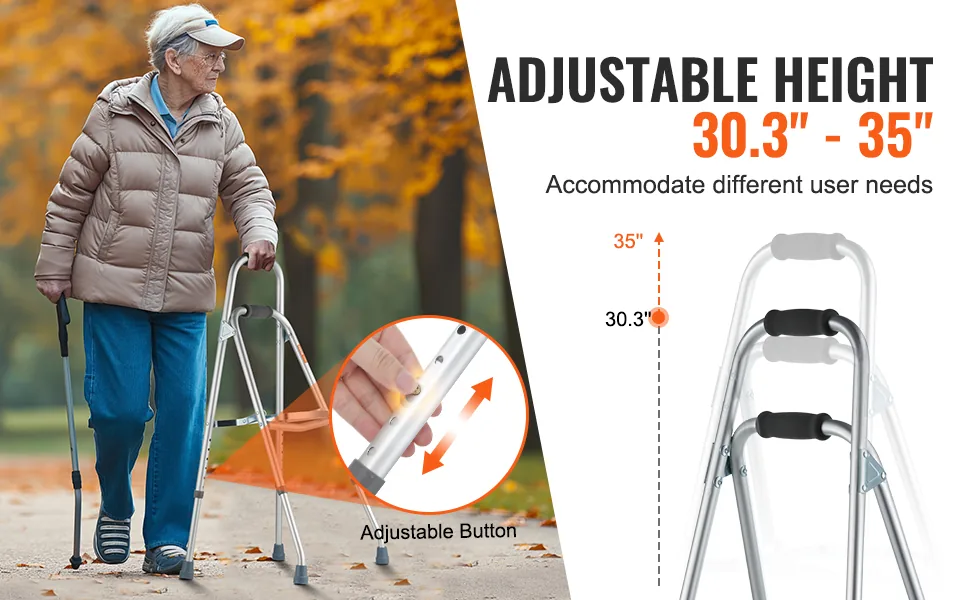 VEVOR Folding Hemi Walker Single arm feature 2