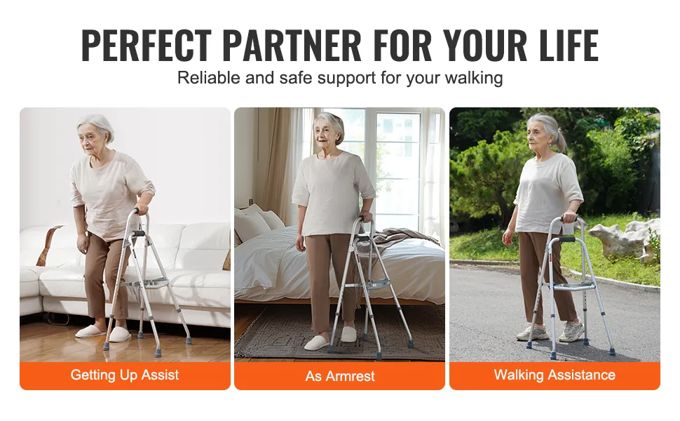VEVOR Folding Hemi Walker Single arm feature 4