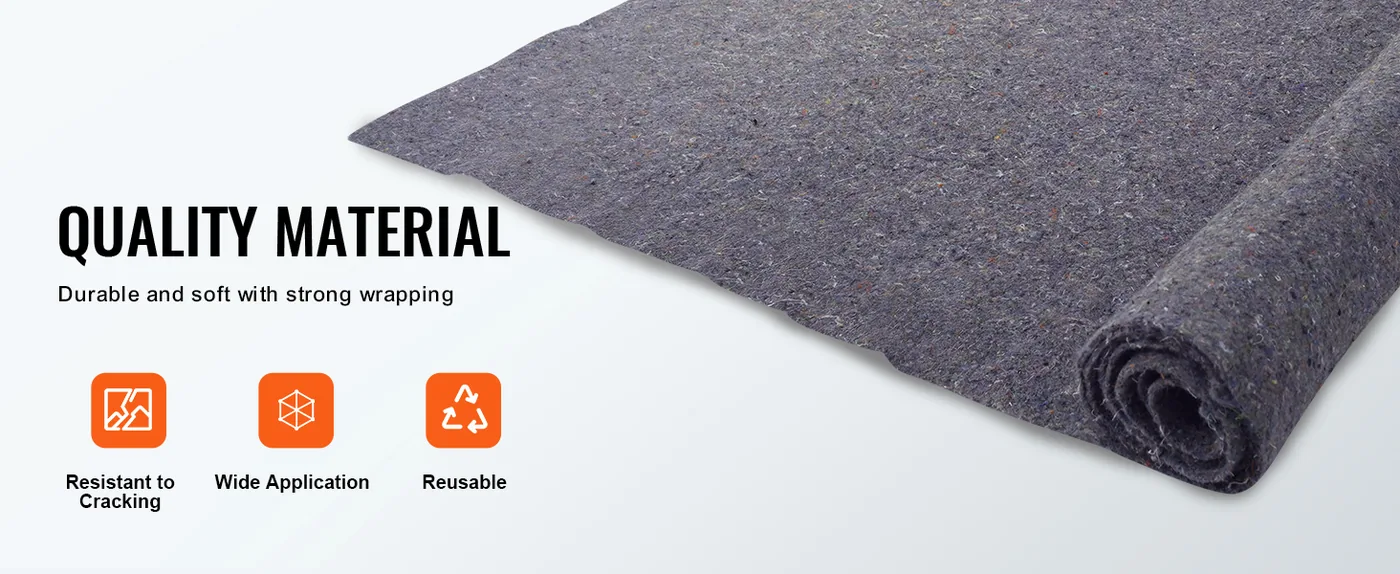 VEVOR Moving Blankets 72x54 inch 24pcs 21lbs/dz feature 2