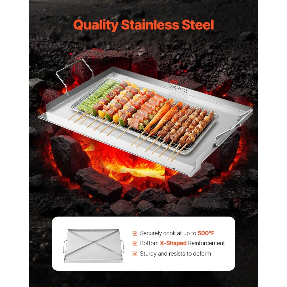 VEVOR Stainless Steel Griddle 23*16 inch Single-layer Stainl product image 2
