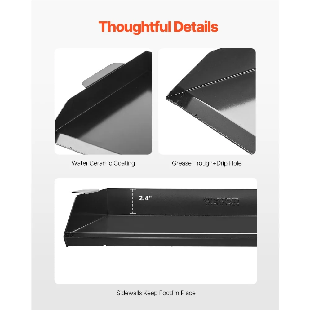 VEVOR Carbon Steel Griddle 20*16 inch Single-layer Carbon St product image 3