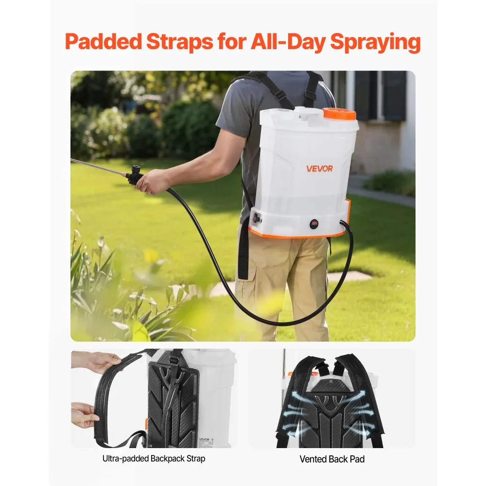 VEVOR backpack sprayer dimensions