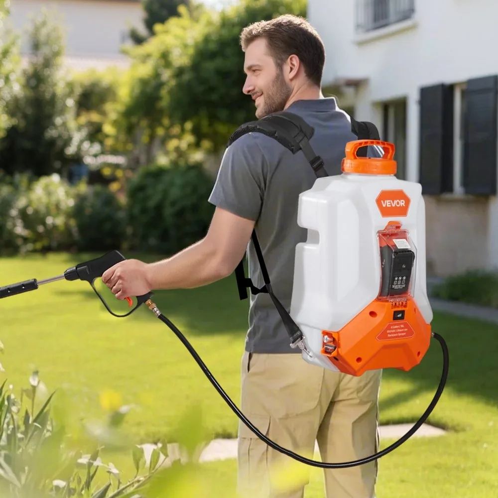 VEVOR 4 Gallon Battery Backpack Sprayer 0-90 PSI installation