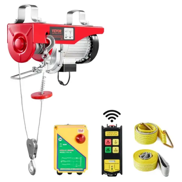 VEVOR Electric Hoist 880 lbs Wireless 5.2 ft product image 1