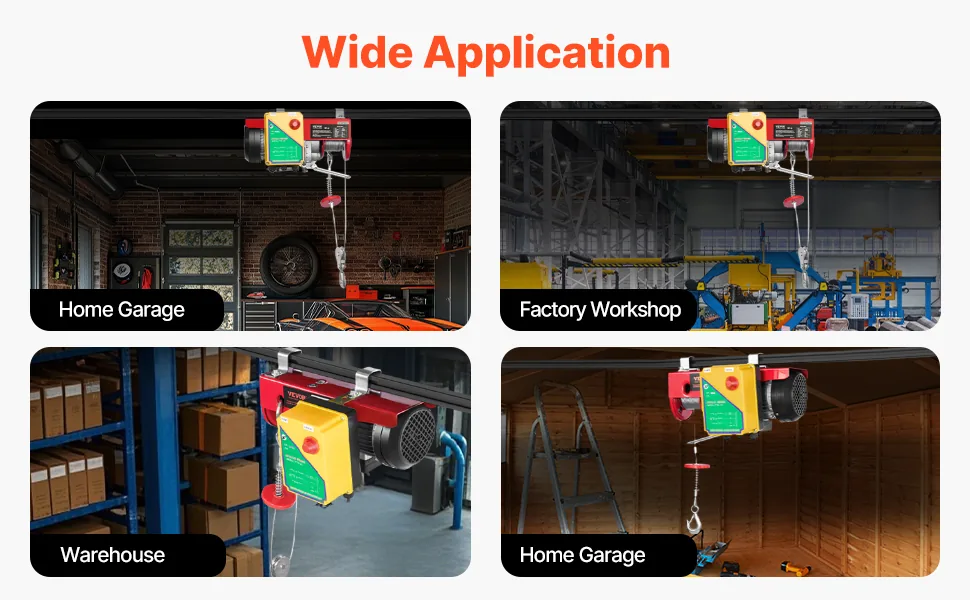 VEVOR Electric Hoist 1760 lbs Wireless 5.2 ft feature 4