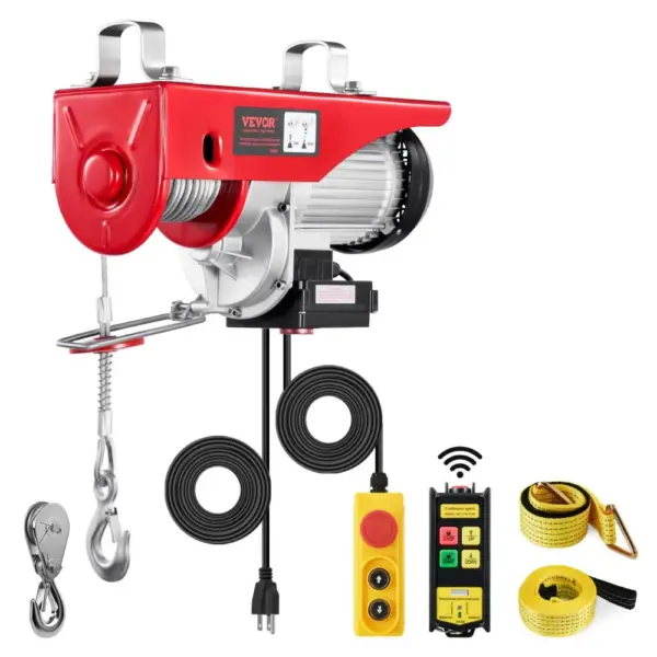 VEVOR Electric Hoist 2200 lbs Wired/Wireless 5.2 ft product image 1
