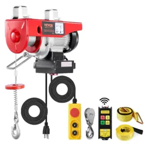 VEVOR Electric Hoist 440 lbs Wired/Wireless 5.2 ft product image 1
