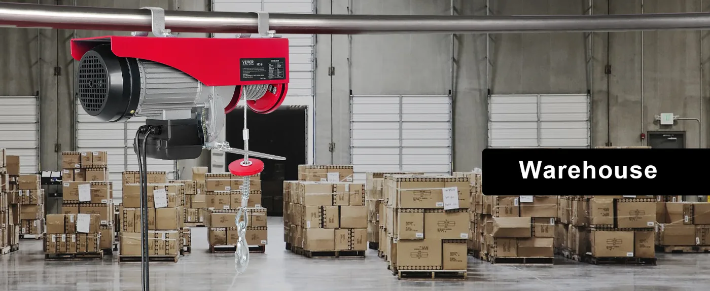 VEVOR 2200 lbs Attic Lift Wired 5.2 ft Warehouse Lifting