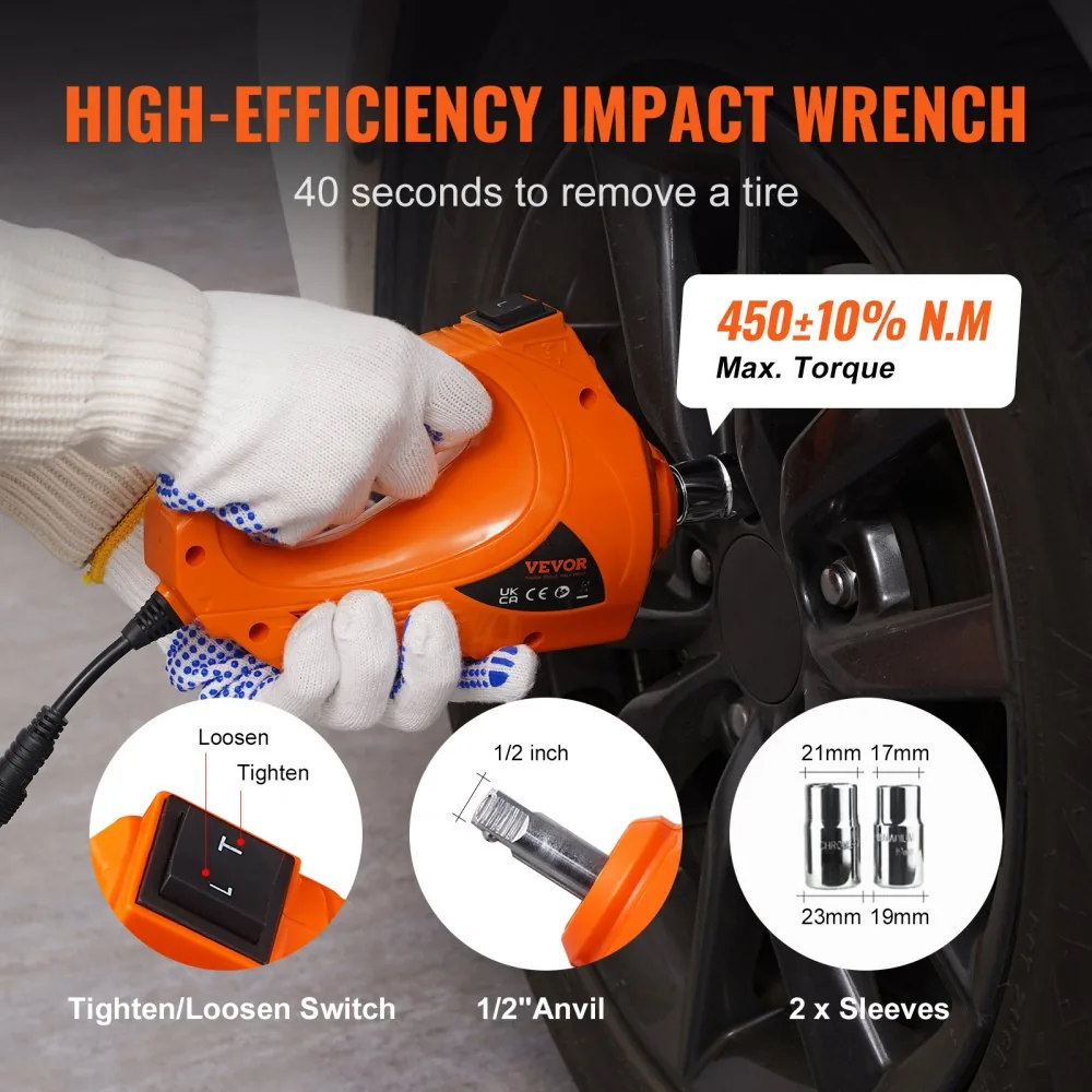 VEVOR Electric Car Jack With Impact Wrench product image 4
