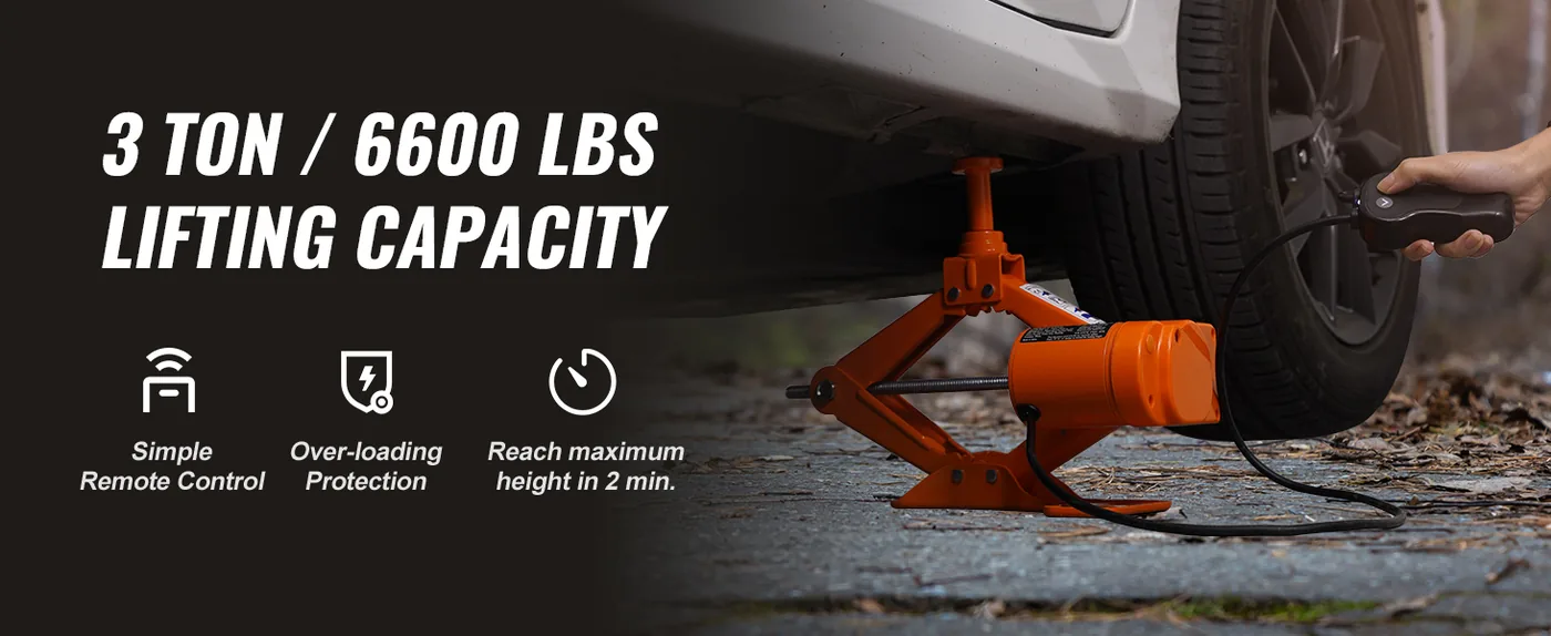 VEVOR Electric Car Jack With Impact Wrench Strong Loading