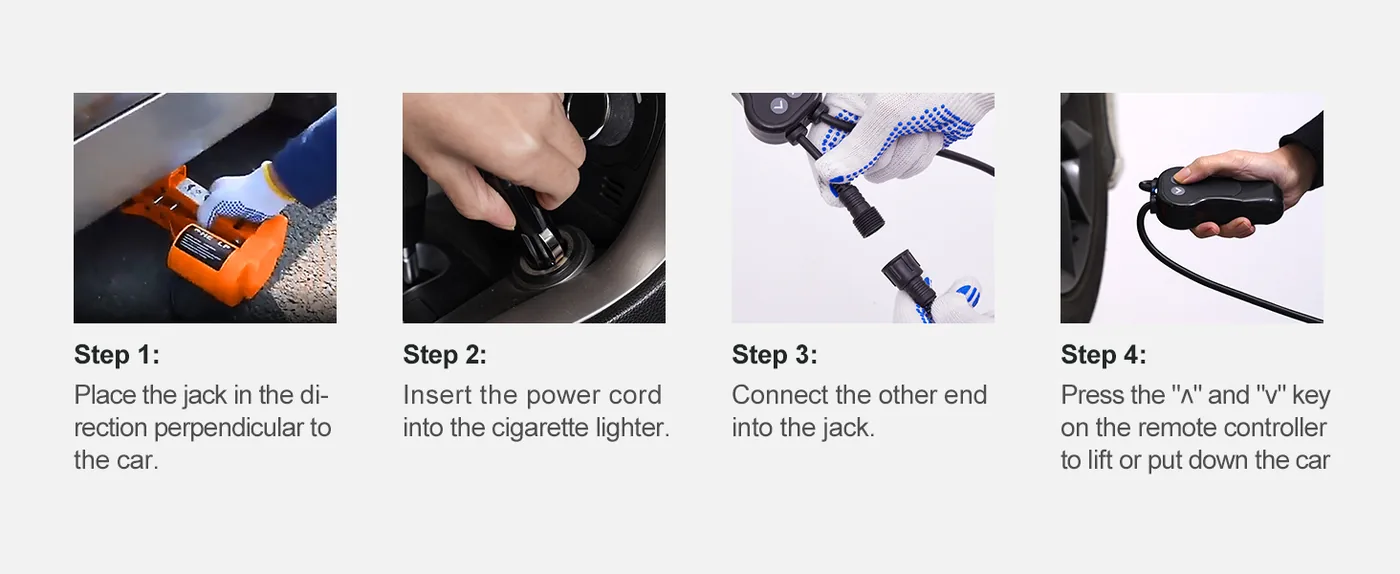 VEVOR Electric Car Jack Without Impact Wrench How to Use