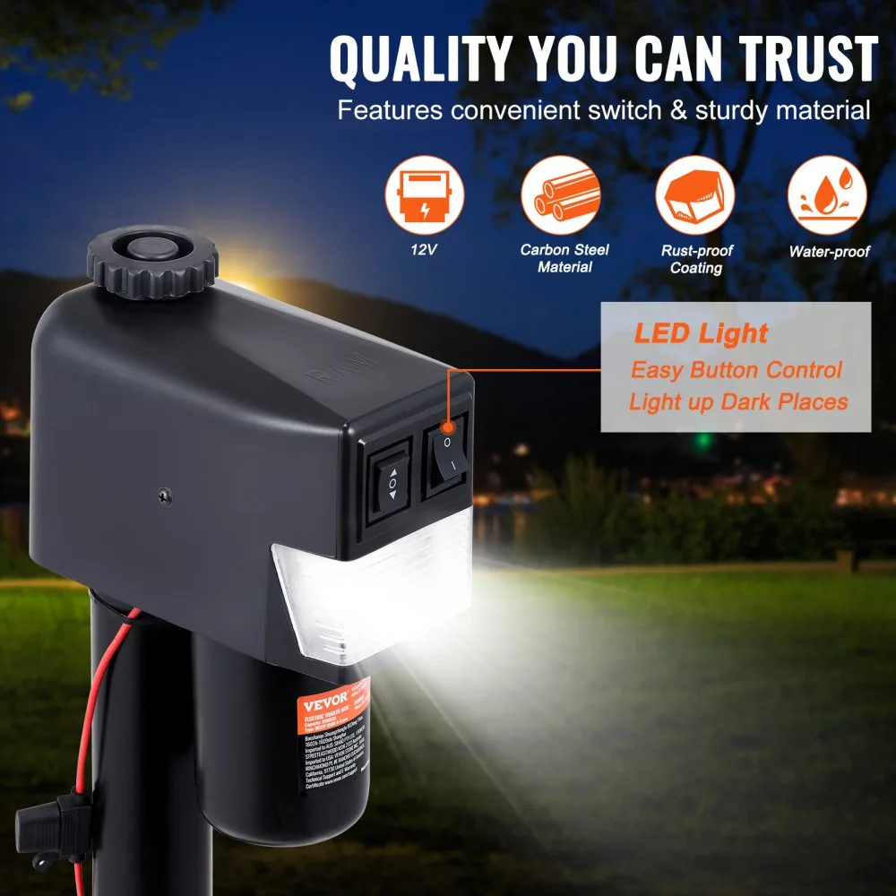 VEVOR Electric Trailer Jack 3500lbs product image 3