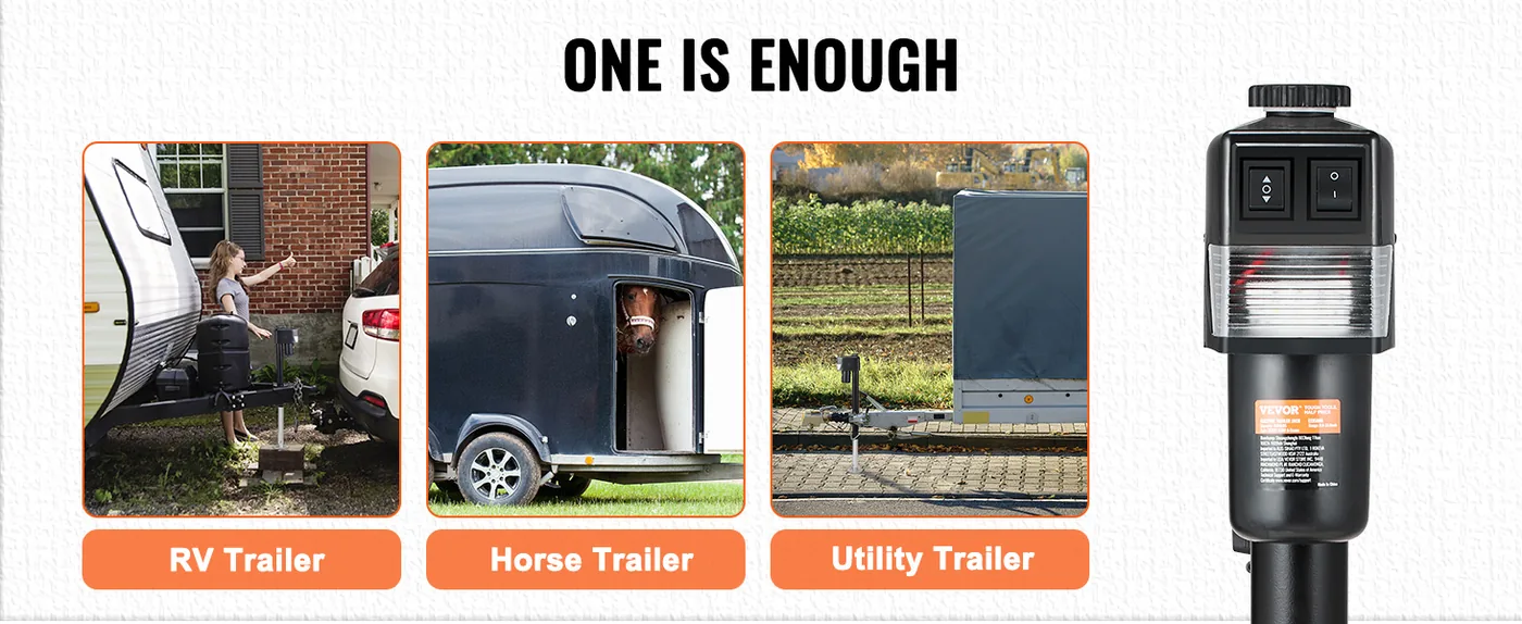 VEVOR Electric Trailer Jack 3500lbs feature 4