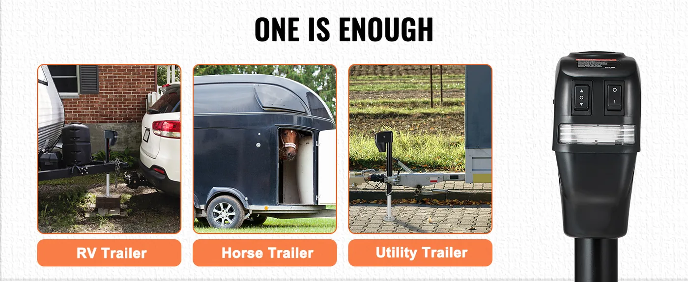 VEVOR Electric Trailer Jack 4000lbs feature 4