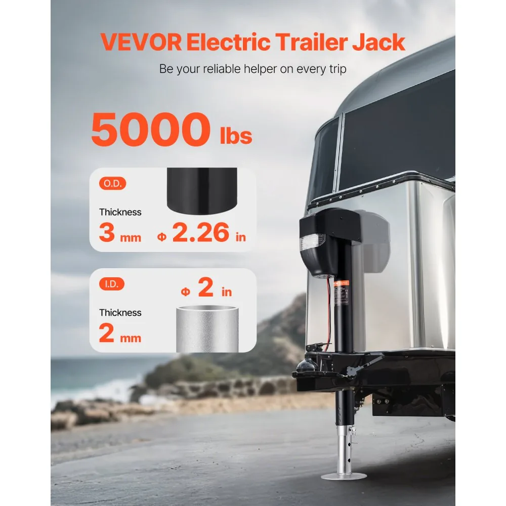 VEVOR Electric Trailer Jack 5000lbs product image 2