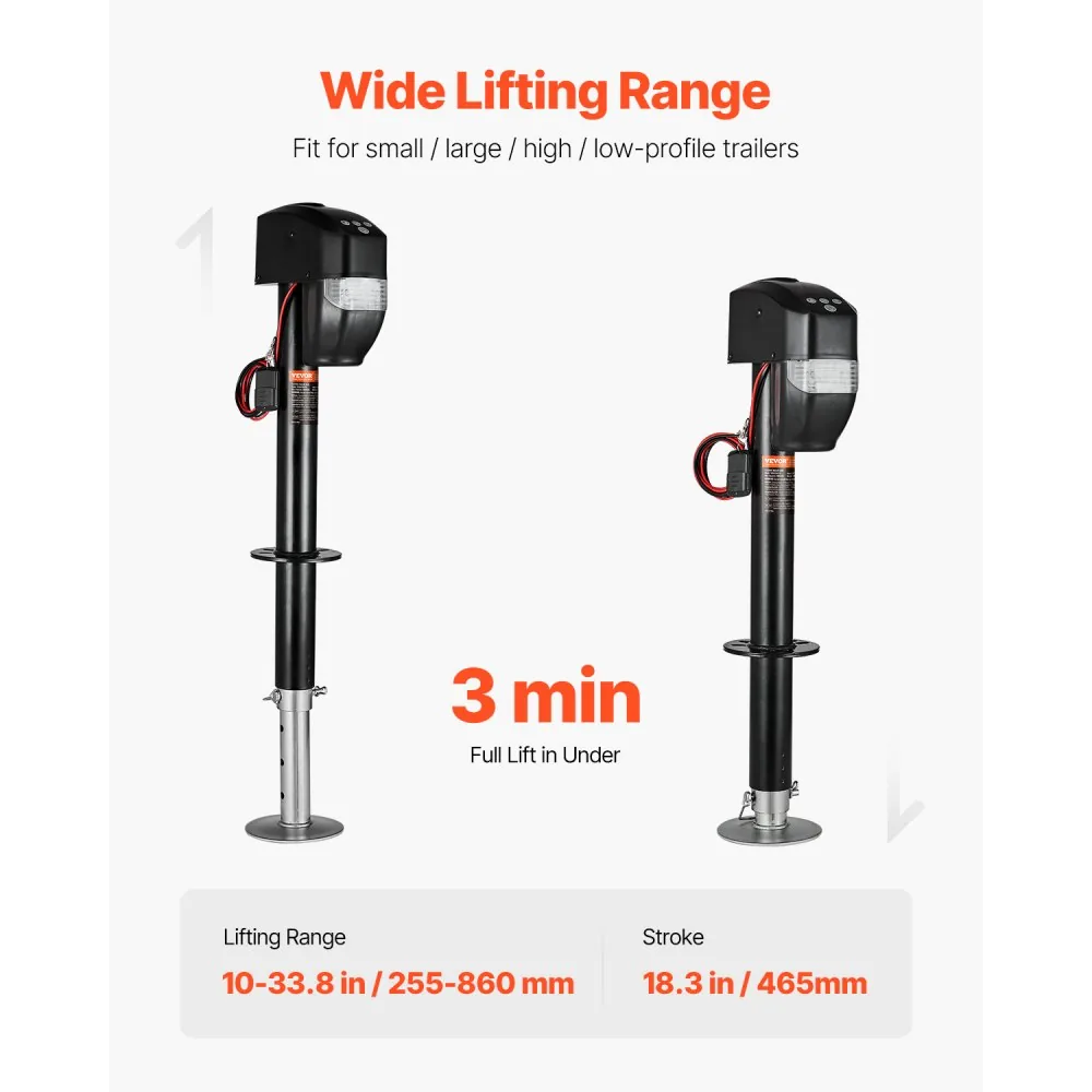 VEVOR Electric Trailer Jack 5000lbs product image 4