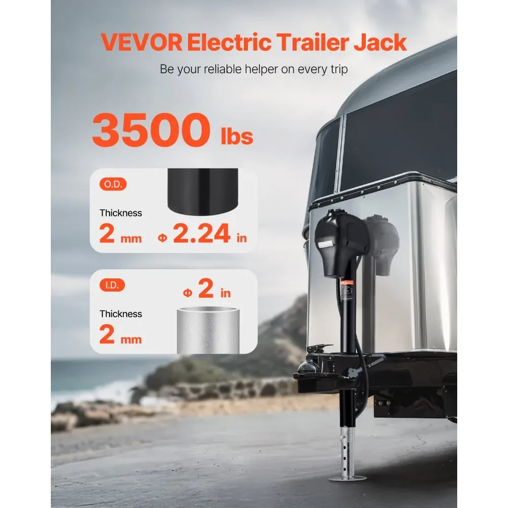 VEVOR Electric Trailer Jack 3500lbs product image 2
