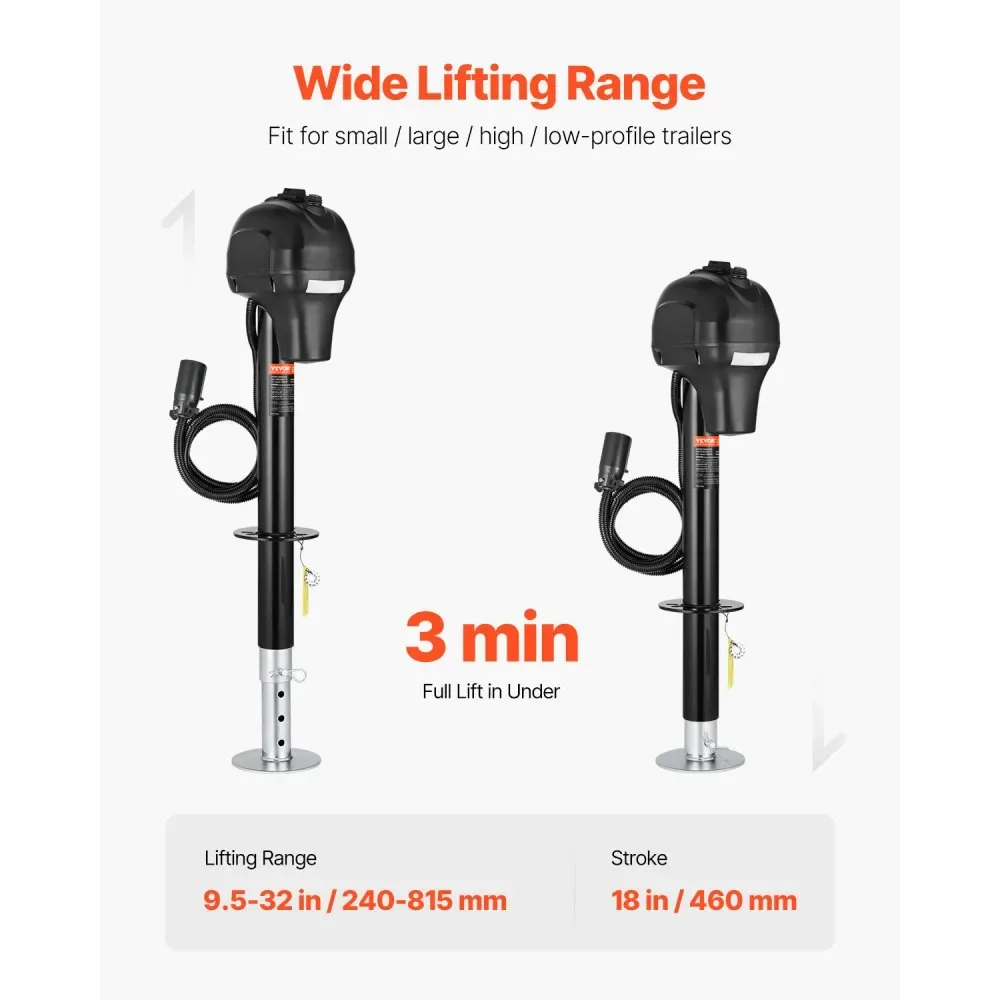 VEVOR Electric Trailer Jack 3500lbs product image 4