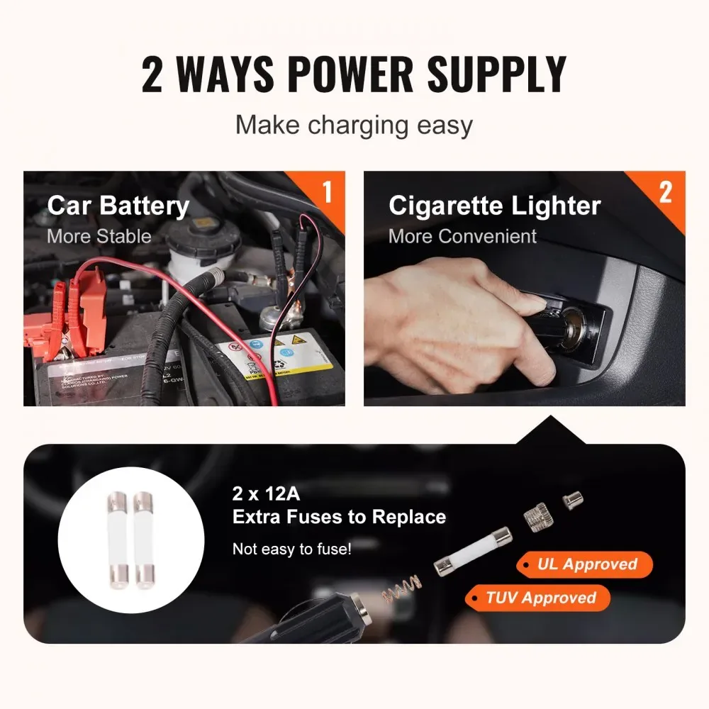 VEVOR electric car jack dimensions