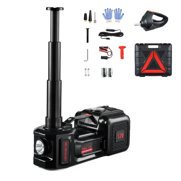 VEVOR 5 Ton Electric Scissor Jack with Impact Wrench front view
