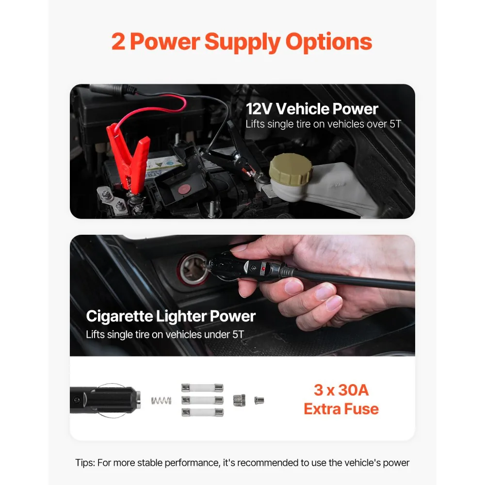VEVOR Electric Car Jack Without Impact Wrench 15 Ton Orange product image 6