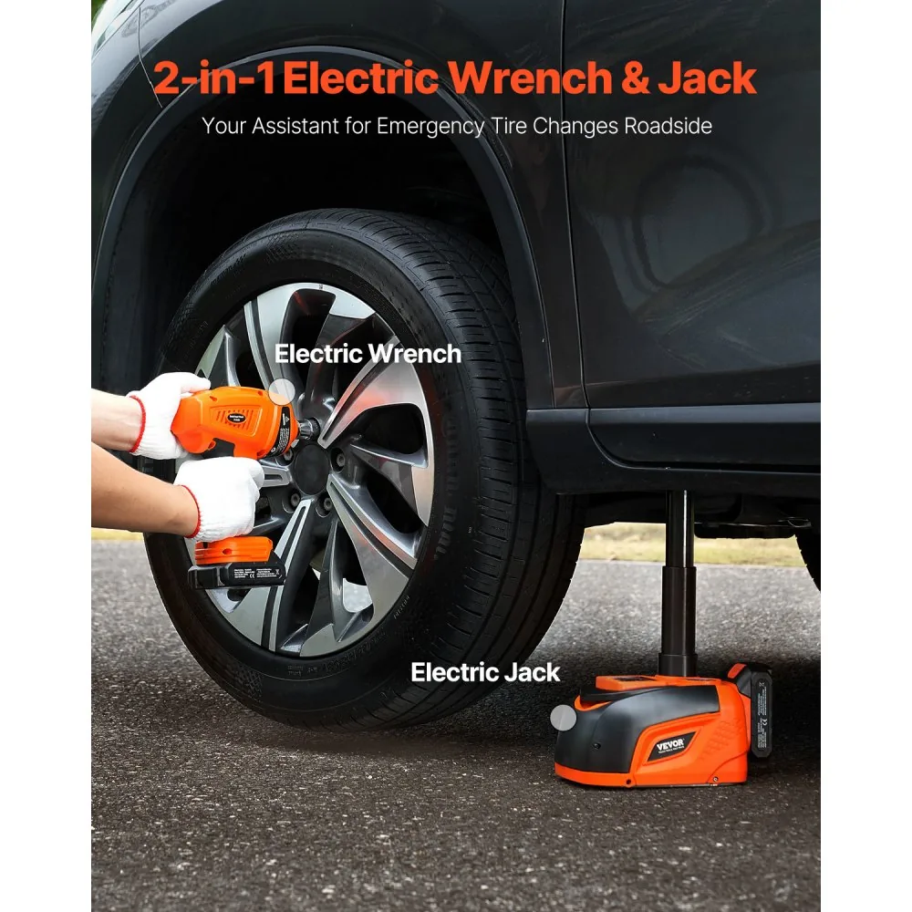 VEVOR electric car jack lifting car tire