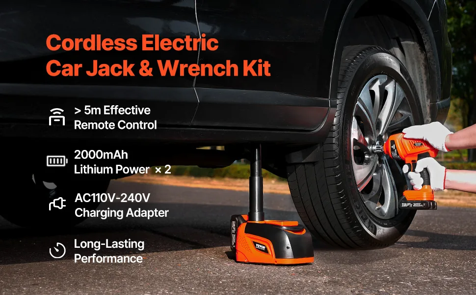VEVOR 5 ton electric car jack overview