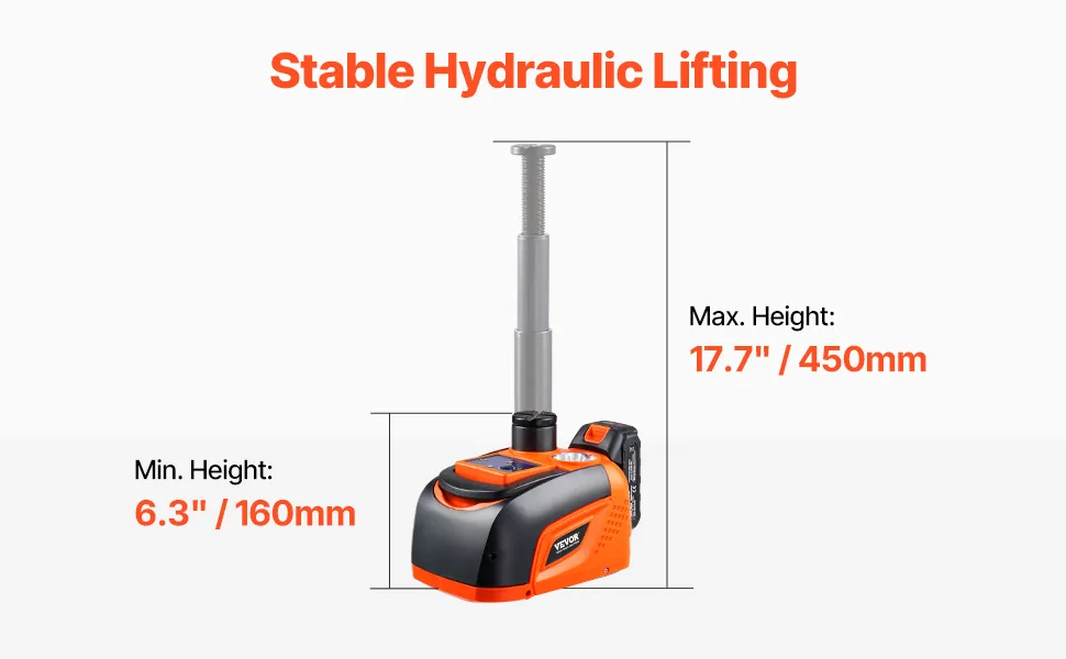 VEVOR car jack remote control operation