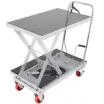 VEVOR Hydraulic Lift Table Cart Gray Single Scissor 500 lbs product image 1