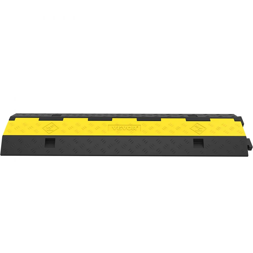 2 channel cable protector ramp protecting hoses at worksite