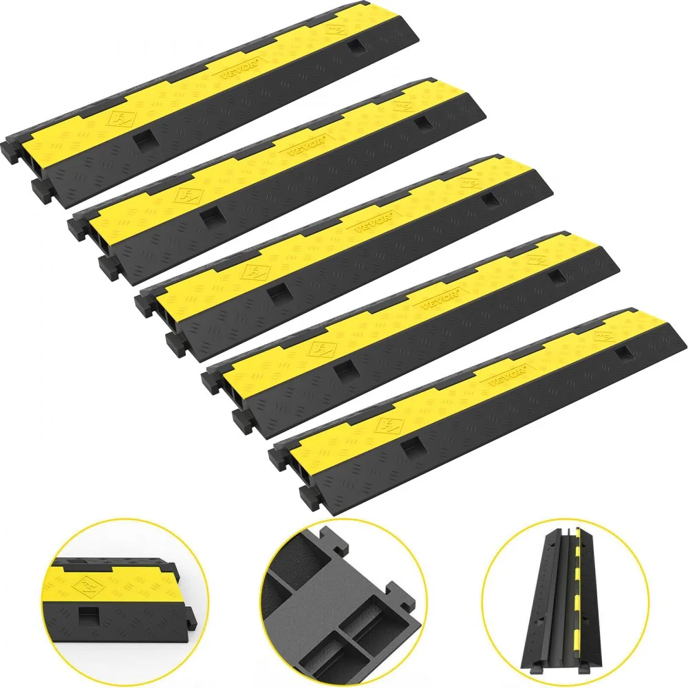 cable protector ramp installation on floor