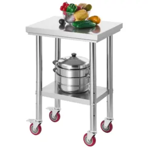 VEVOR Stainless Steel Table 24*18 in product image 1
