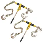 VEVOR Ratchet Chain Binder 7100 lbs 2 Sets 3/8-1/2 inch product image 1
