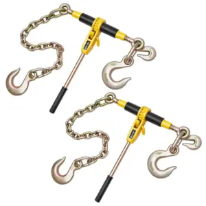 VEVOR Ratchet Chain Binder 7100 lbs 2 Sets 3/8-1/2 inch product image 1