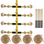 VEVOR Ratchet Chain Binder 7100lbs 4 Sets 5/16-3/8 inch product image 1
